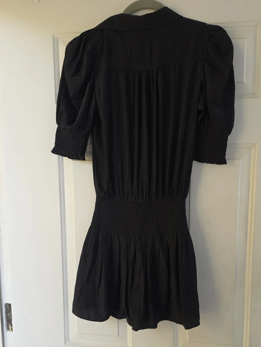 Ramy Brook angelina smocked waist ruffled hem dress